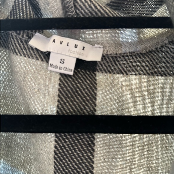 FAVLUX GRAY STRIPPED COAT SIZE S - Picture 7 of 9